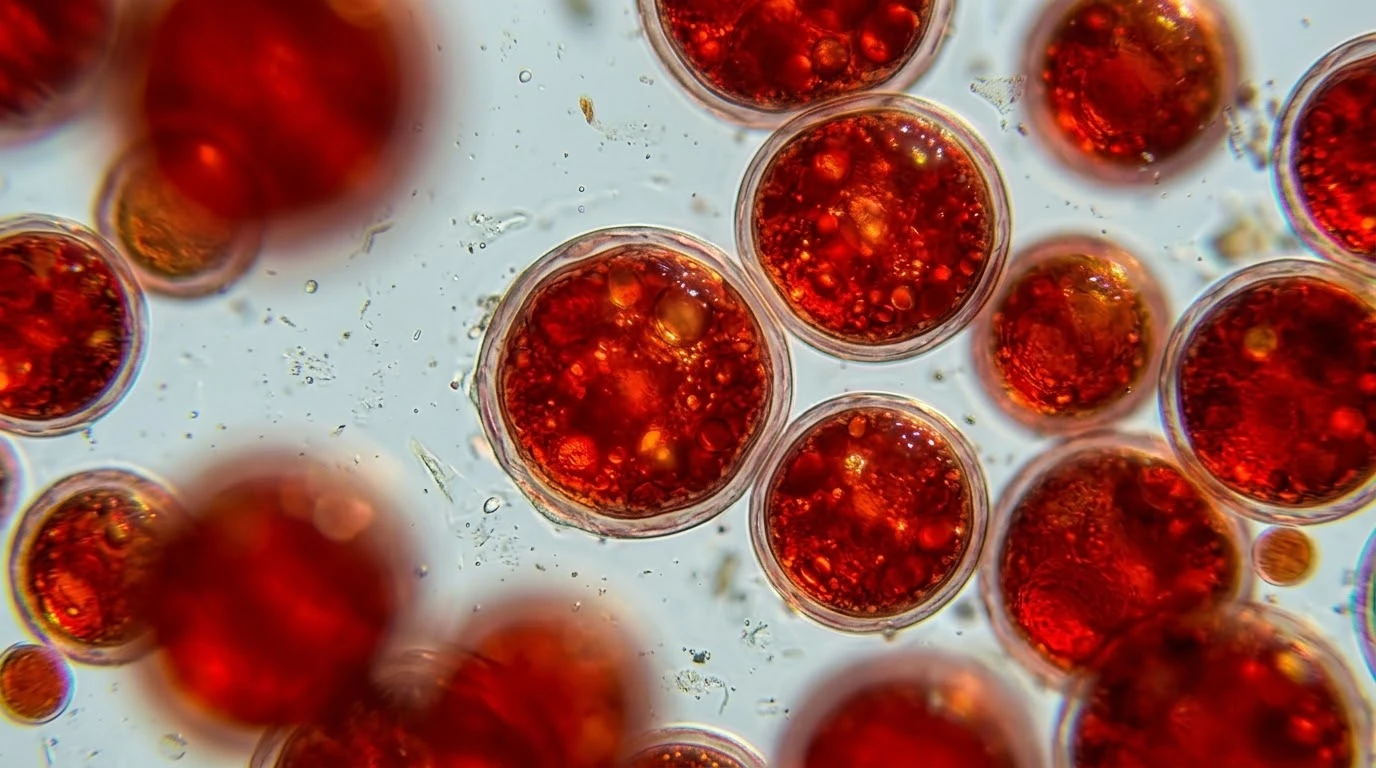 Presentación Editorial — Astaxantina Marina: Bioquímica del Carotenoide Rojo, Liposolubilidad y Grasas Vectoriales en la Preservación Mitocondrial