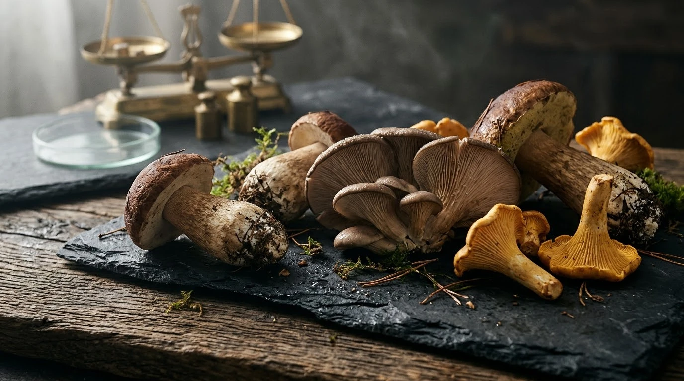 La Ergotioneína y el Transportador OCTN1: La Vitamina de la Longevidad en Setas Silvestres y su Preservación Culinaria