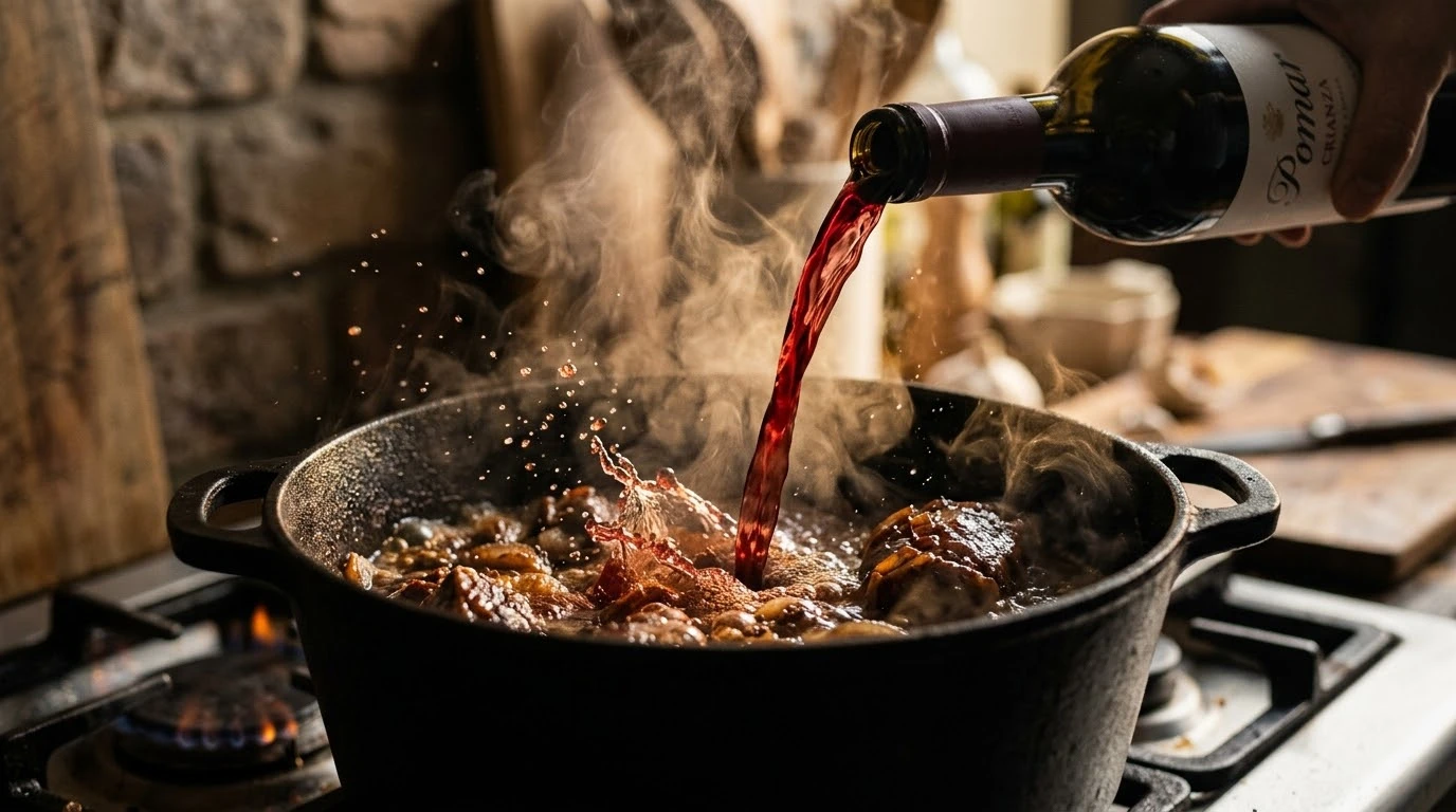 Asado Negro Tradicional Venezolano con Reducción de Papelón y Especias Cálidas - Fase 3: Sellado Profundo 'Caras Negras'