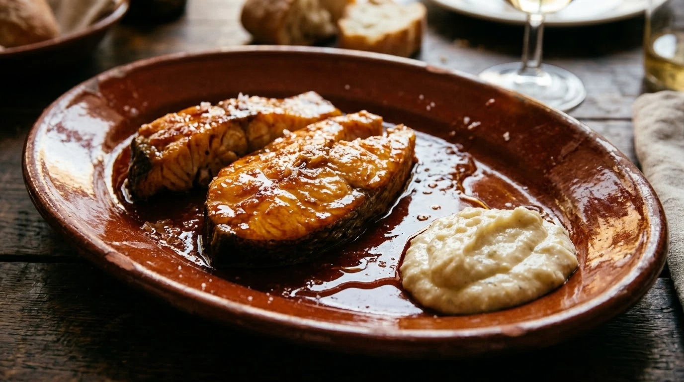 Caldero del Mar Menor: La Alquimia Marinera del Arroz de Calasparra - Fase 4: Majado Tradicional del Alioli en Mortero