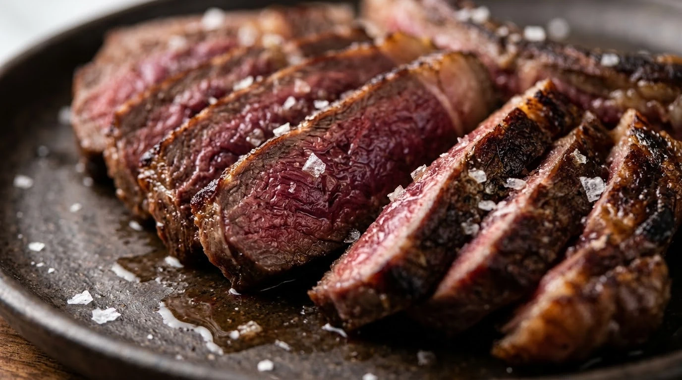 Chuletón de Buey Madurado 60 Días a la Brasa Viva de Sarmientos de Viña Vieja: Geología, Fuego Telúrico y el Vínculo Molecular con Ribera del Duero - Fase 3: El Sellado de Alta Radiación y Reacción de Maillard