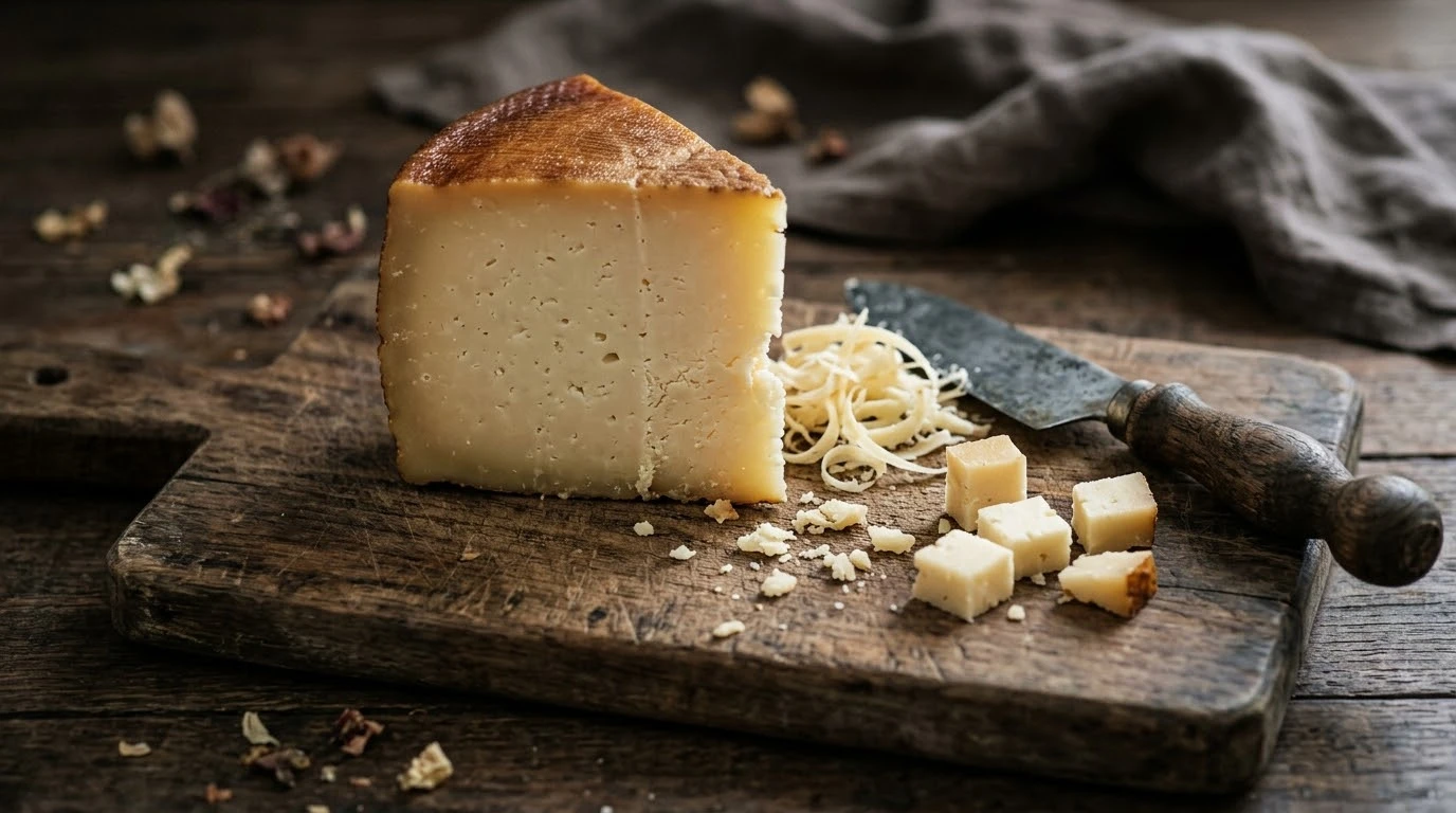 Receta de Crema Templada de Idiazabal Ahumado con Yema Curada y Boletos Confitados - Fase 3: Infusión Láctica con Esencia Ahumada de Idiazabal