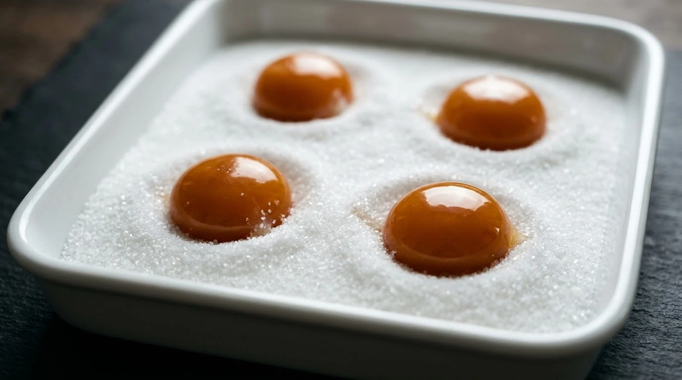 Receta de Crema Templada de Idiazabal Ahumado con Yema Curada y Boletos Confitados - Fase 5: Salteado Relámpago y Regeneración de los Hongos