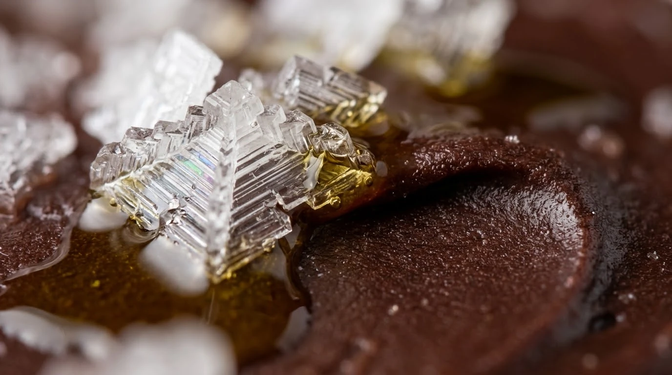 Ganache Cremosa Chuao 70% con Sal Marina de Araya y Aceite de Oliva Arbequina - Fase 3: Inducción de la Emulsión en Tres Fases (Cizallamiento Mecánico)