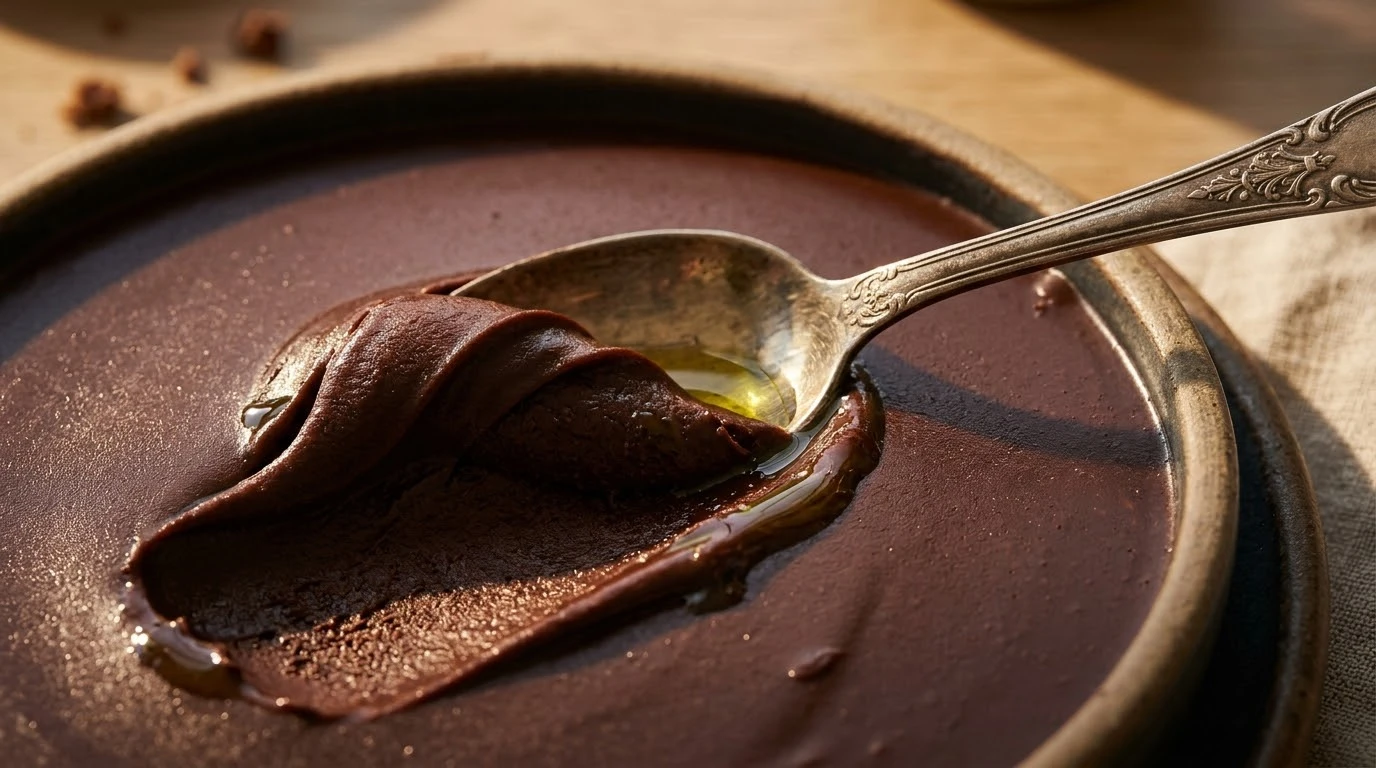 Ganache Cremosa Chuao 70% con Sal Marina de Araya y Aceite de Oliva Arbequina - Fase 5: Microrrefinado y Cristalización en Frío Controlado