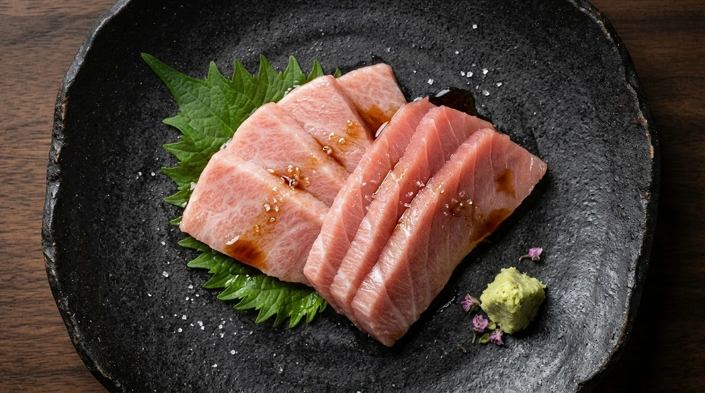 Sashimi de Toro de Almadraba con Wasabi Fresco de Shizuoka y Reducción de Manzanilla Pasada - Fase 2: Confección del Nikiri de Crianza Biológica