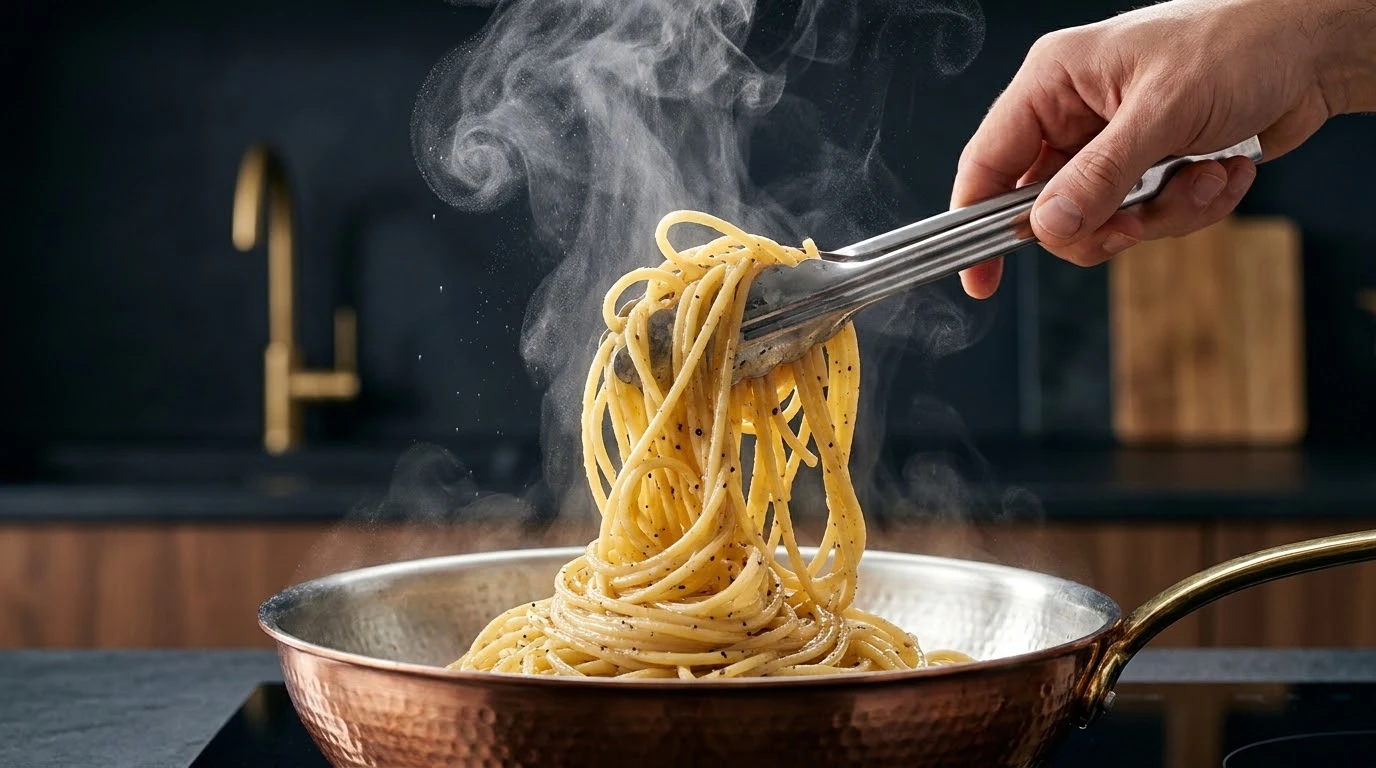 Presentación Editorial — Hidratación Previa de la Pasta Seca: La Ciencia del Remojo para una Cocción Ultrarrápida y al Dente Perfecto
