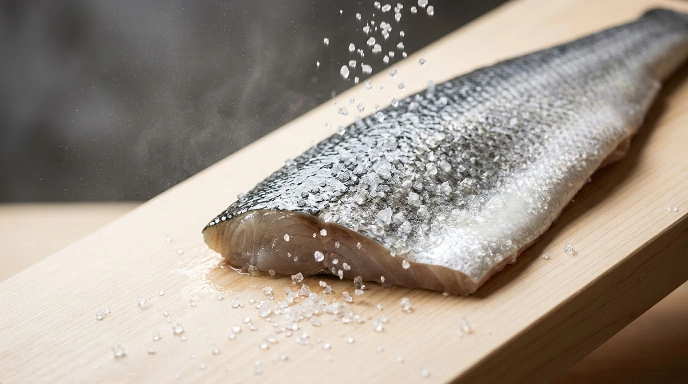 El Dominio del Shiojime: Ósmosis Superficial, Drenaje Mioglobínico y Concentración Lipídica en Pescados Nobles