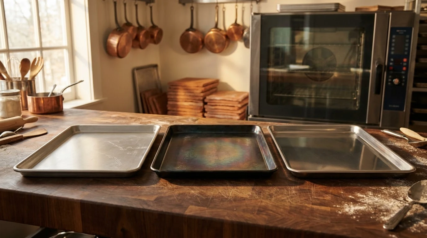 Bandejas de Horno Profesionales: Ciencia de Materiales, Difusividad Térmica y Guía Definitiva de Rendimiento Culinario