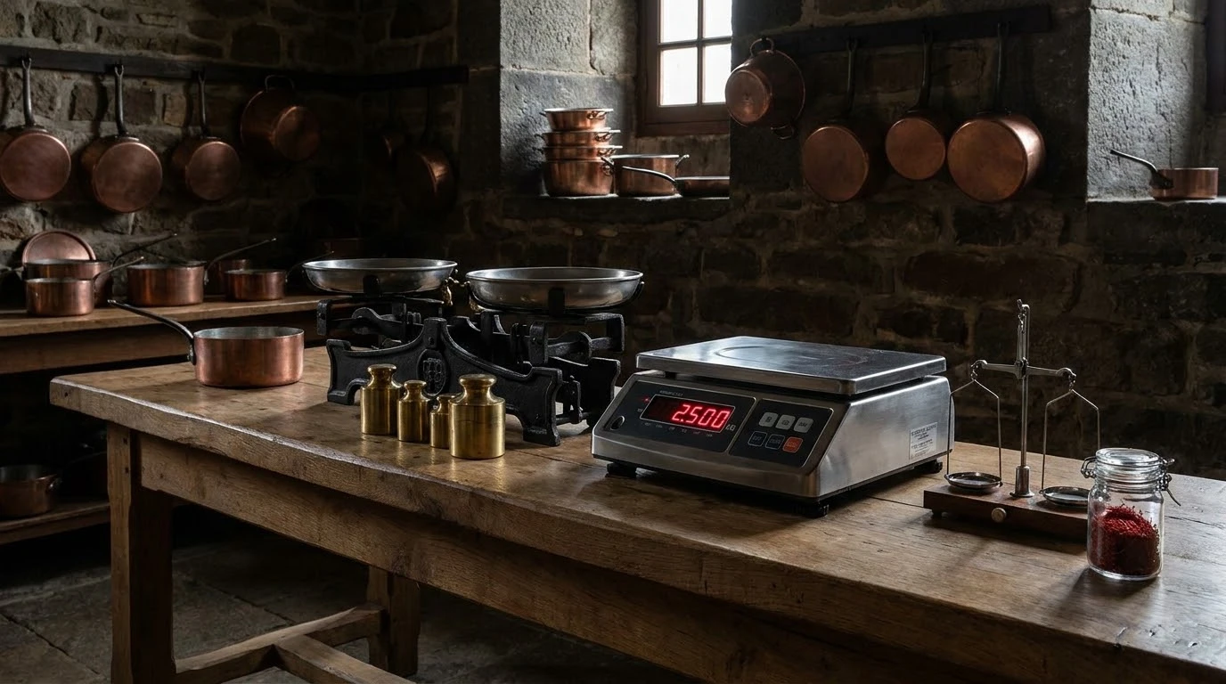 Evolución Histórica de la Metrología Culinaria: De la Balanza de Brazos Iguales a la Celda Digital - imagen 2