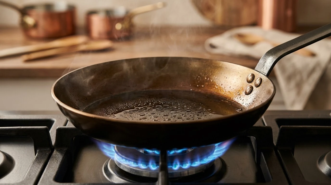 Sartenes de Acero al Carbono: El Arte del Curado Perfecto y la Cocina Libre de Tóxicos