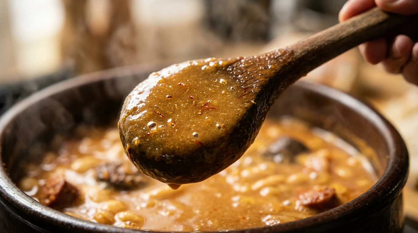 Receta de Fabada Asturiana Tradicional de Alta Cocina - Punto Térmico y Reducción