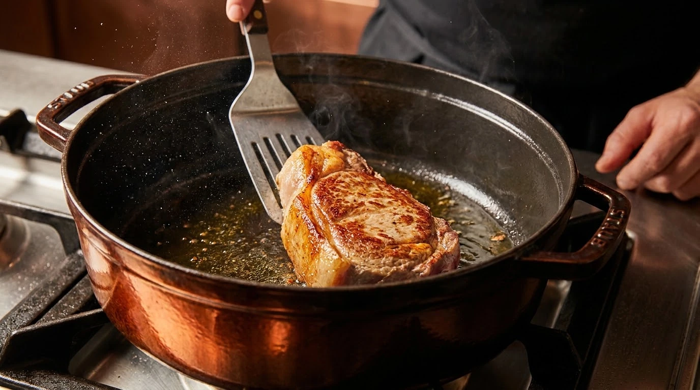 Receta de Carne Asada a la Gallega: La Alquimia del Fuego Manso y la Ternera Suprema - Sellado Maillard de Alta Temperatura y Extracción Aromática