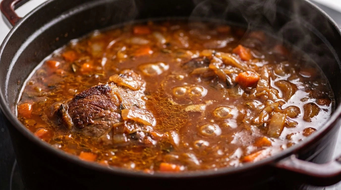 Receta de Carne Asada a la Gallega: La Alquimia del Fuego Manso y la Ternera Suprema - Desglasado Doble, Fusión Aromática y Conexión de Jugos