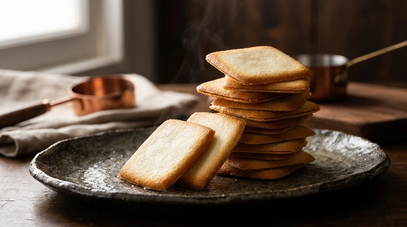 Receta de Lenguas de Gato Clásicas: Alta Pastelería, Termodinámica del Escudillado y Textura Quebradiza