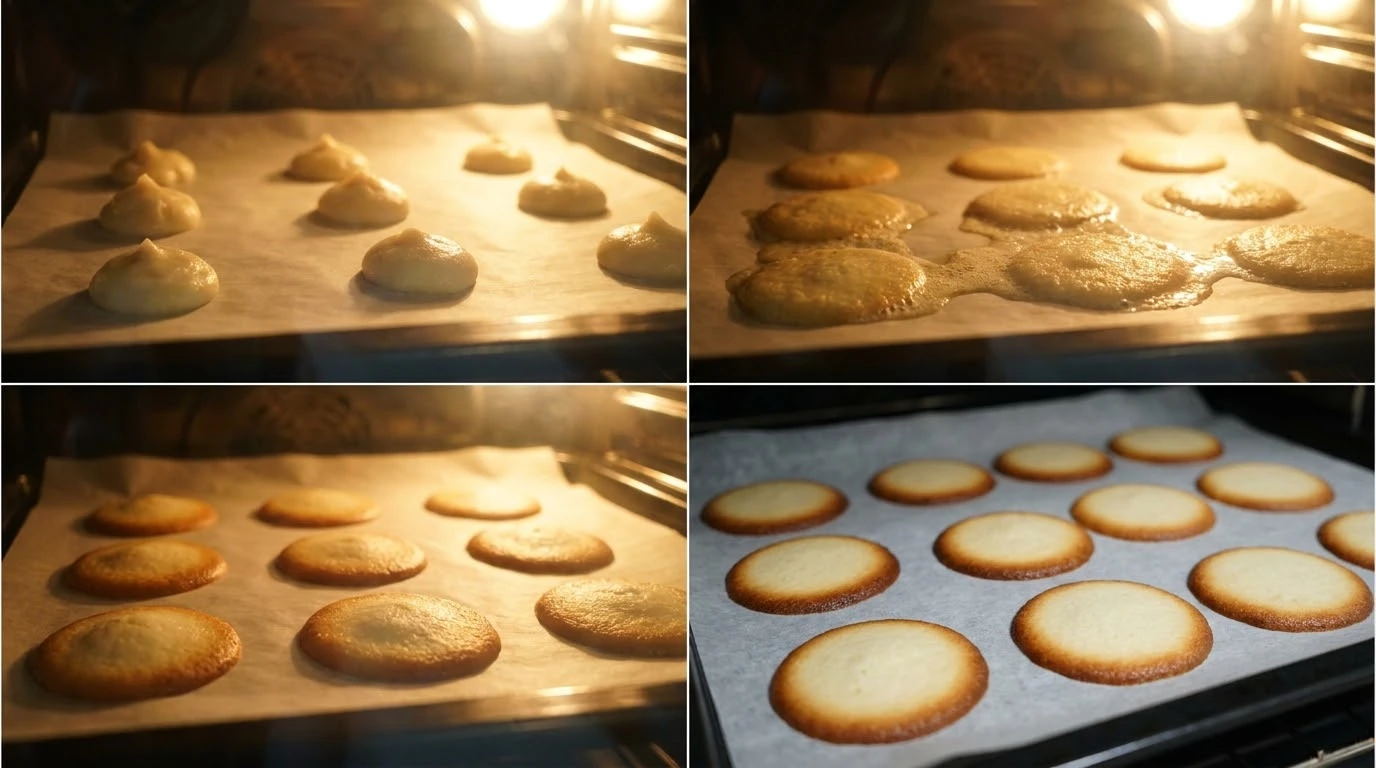 Receta de Lenguas de Gato Clásicas: Alta Pastelería, Termodinámica del Escudillado y Textura Quebradiza - Integración Delicada de Harina Floja y Cero Gluten