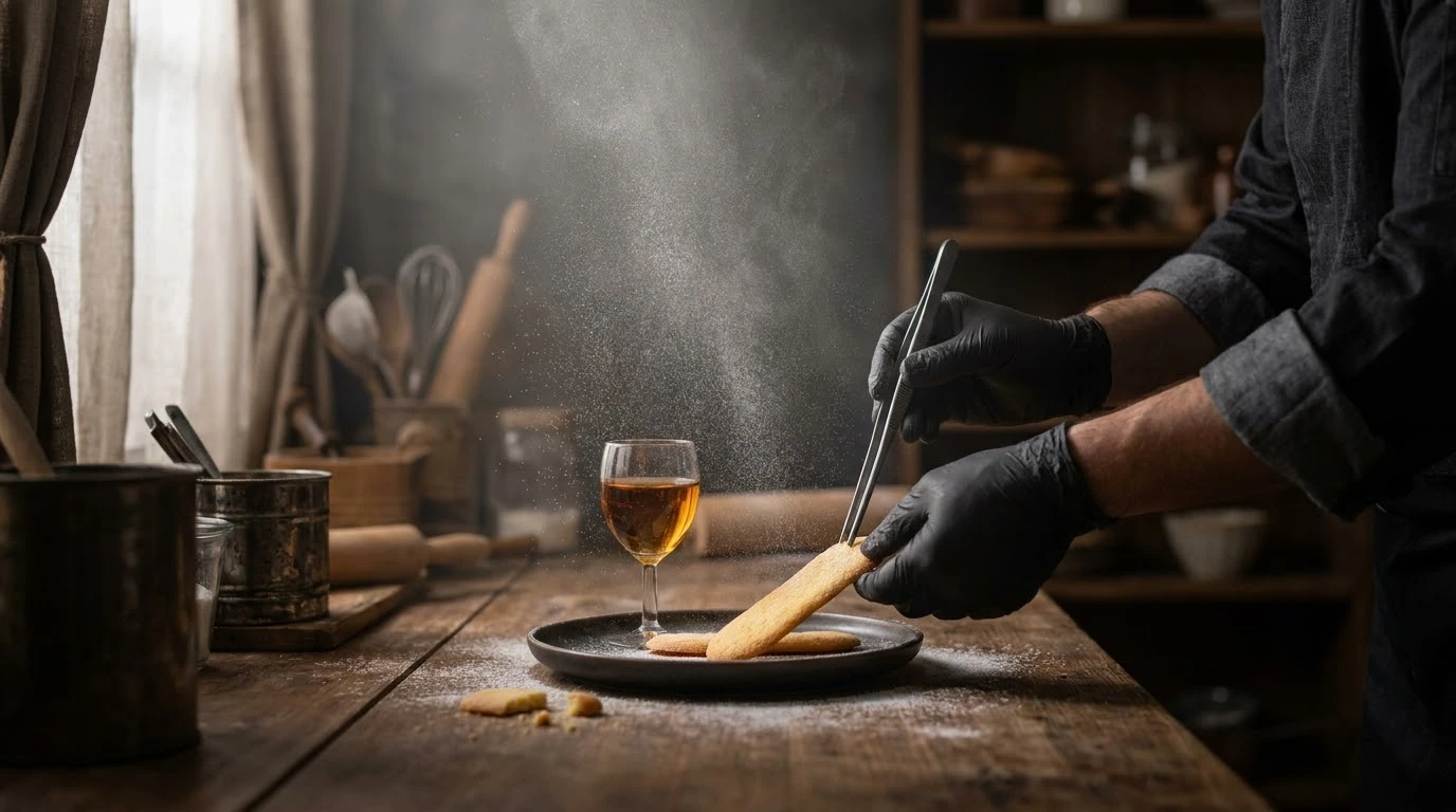 Receta de Lenguas de Gato Clásicas: Alta Pastelería, Termodinámica del Escudillado y Textura Quebradiza - Escudillado Geométrico de Precisión y Reposo Térmico