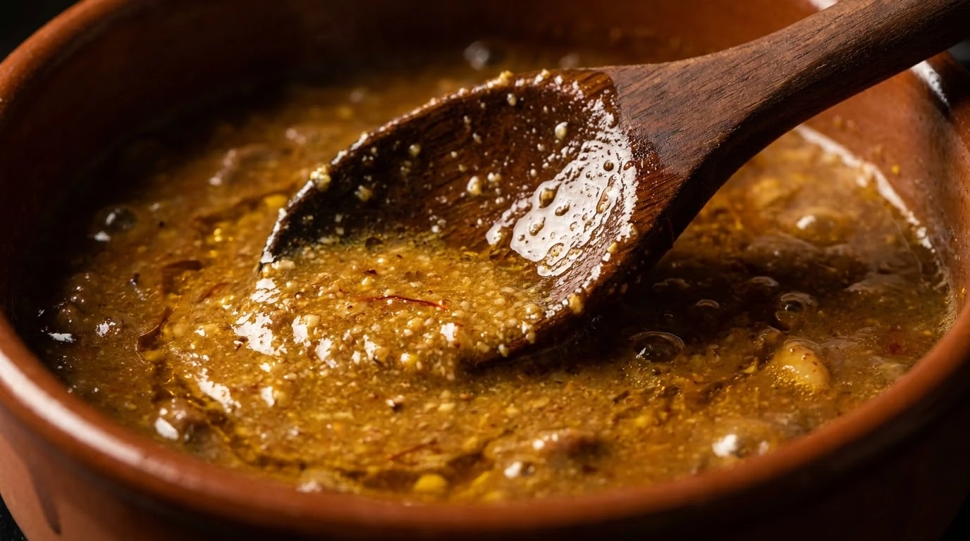 Receta de Pavo Guisado con Frutos Secos: Tradición de Alta Cocina, Almendra Marcona y Avellana de Reus - Sofrito Lento, Deglaseado Noble y Reducción del Jerez