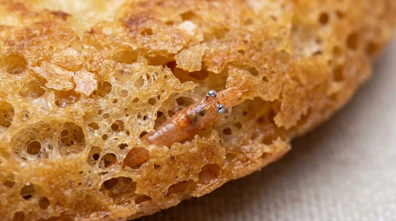 Receta de Tortillitas de Camarones: Reinvención de Ángel León y el Encaje Marino Sublime - Emplatado de Precisión y Detalle Sensorial Final
