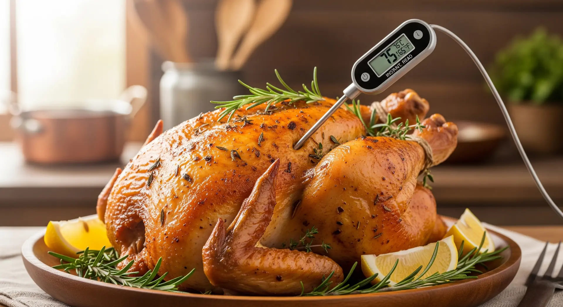 Presentación Editorial — Los 3 mejores termómetros de cocina para un pollo perfectamente cocinado