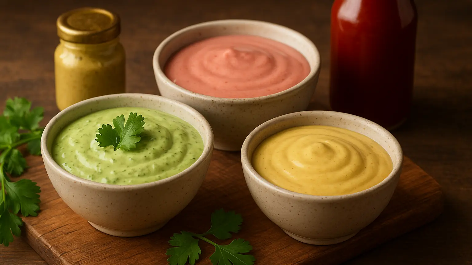 Tres Salsas con Carácter Propio