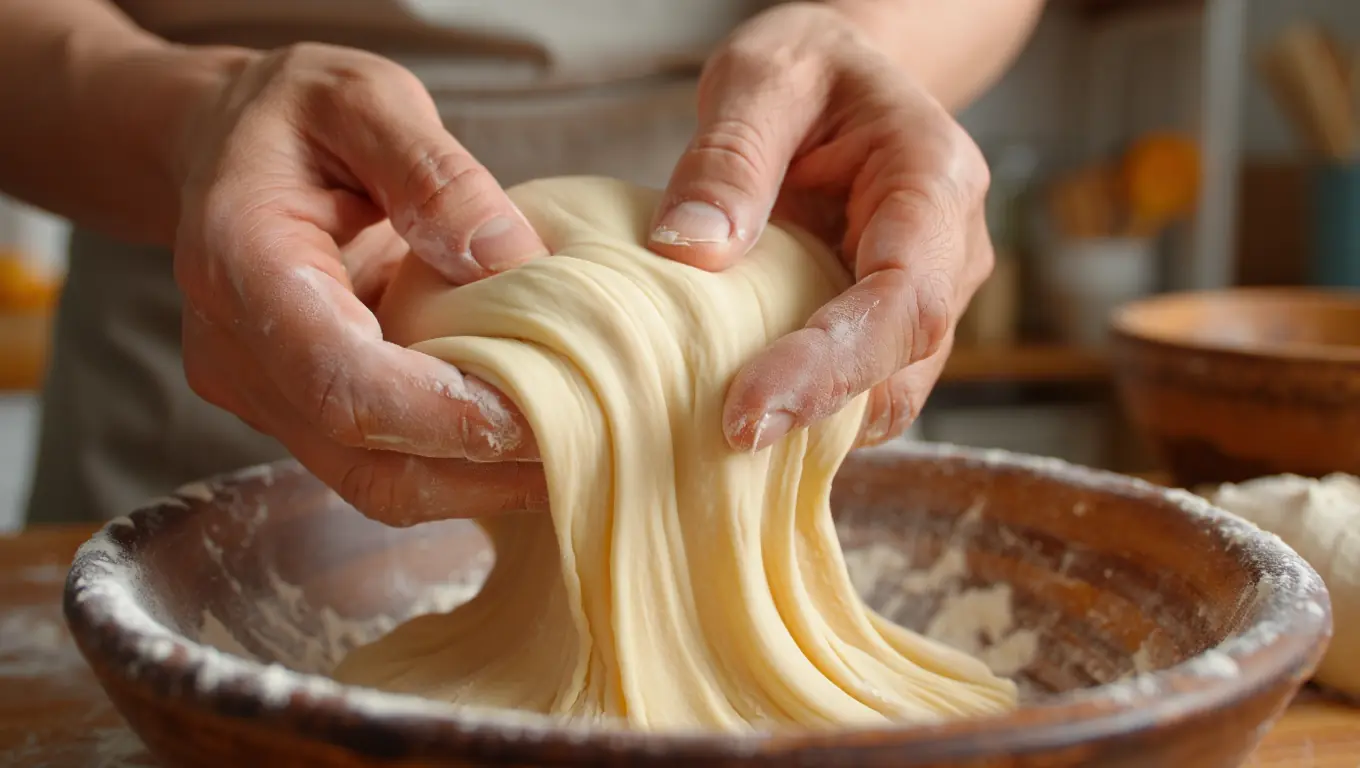 La masa de los buñuelos de viento