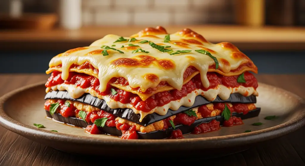 Receta de Lasaña de Berenjena | Un plato saludable y sin pasta