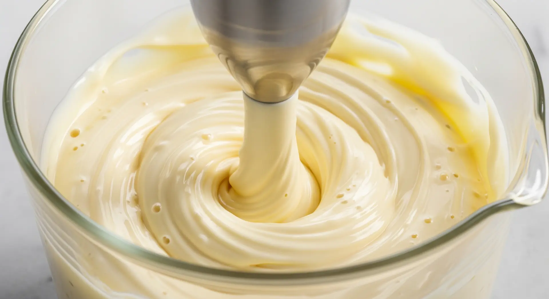 Batidora de mano para hacer mahonesa
