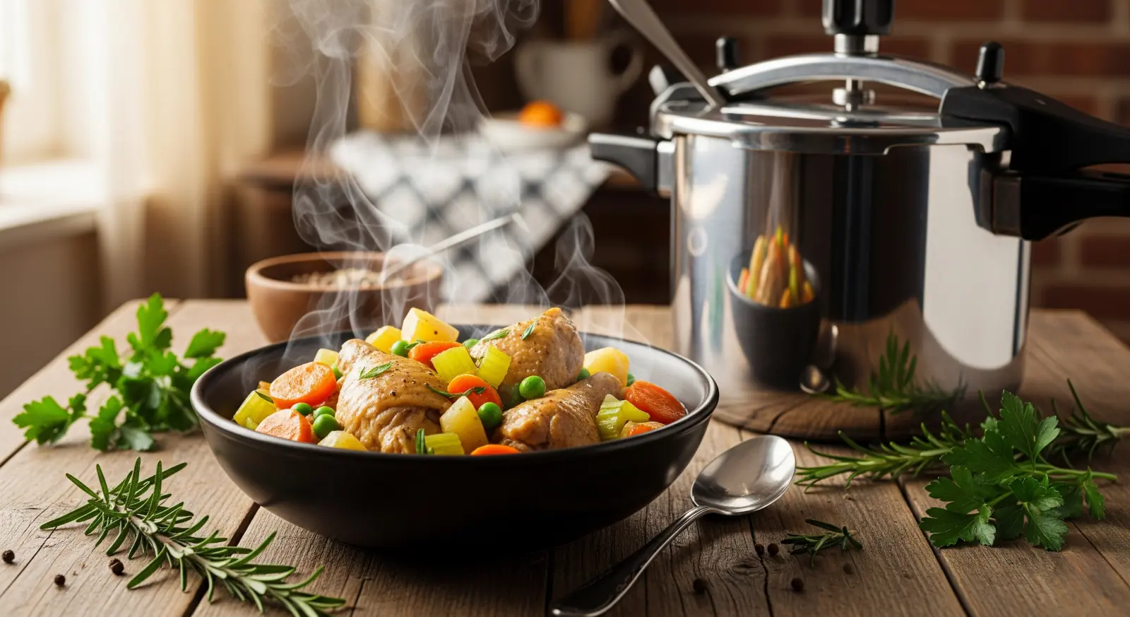 Cocinar con olla a presión