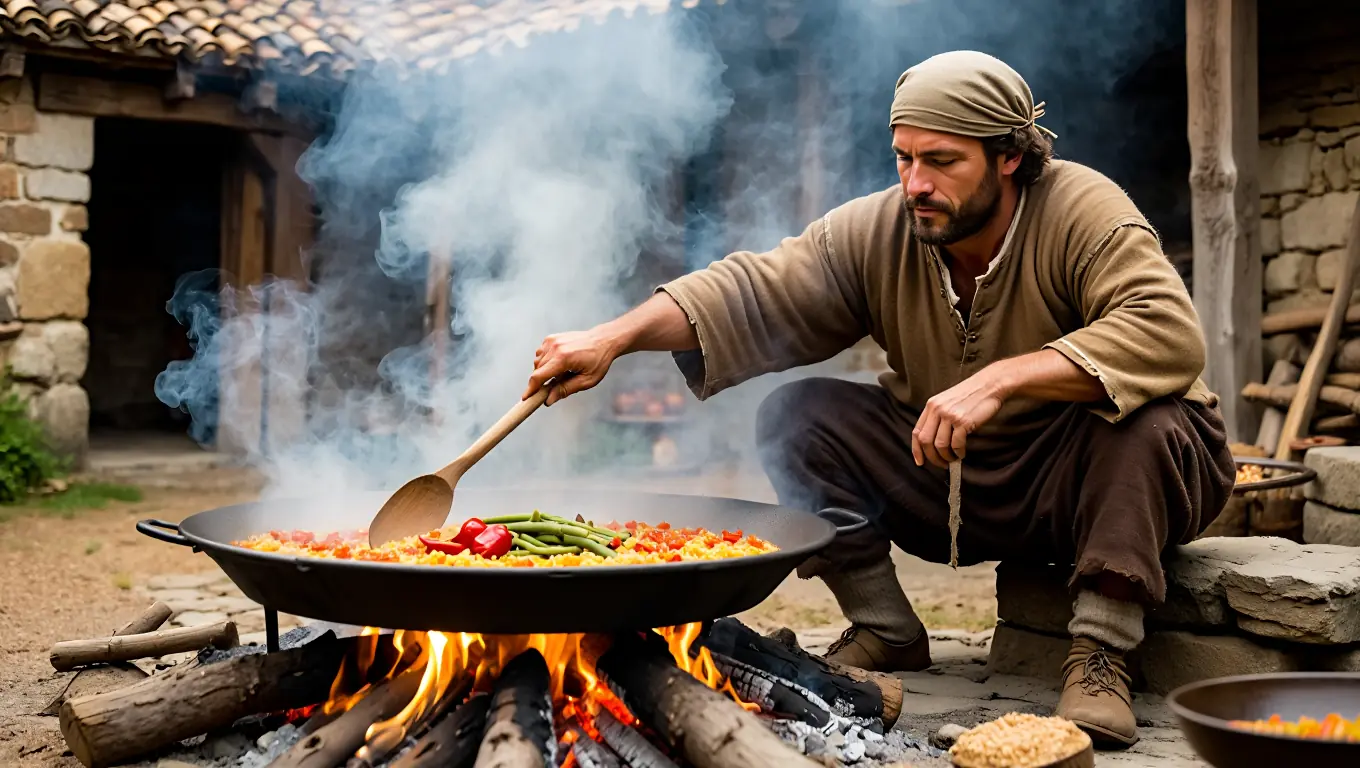El humilde nacimiento ed la paella valenciana