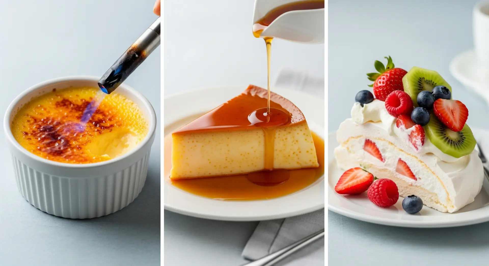 Postres internacionales con huevo