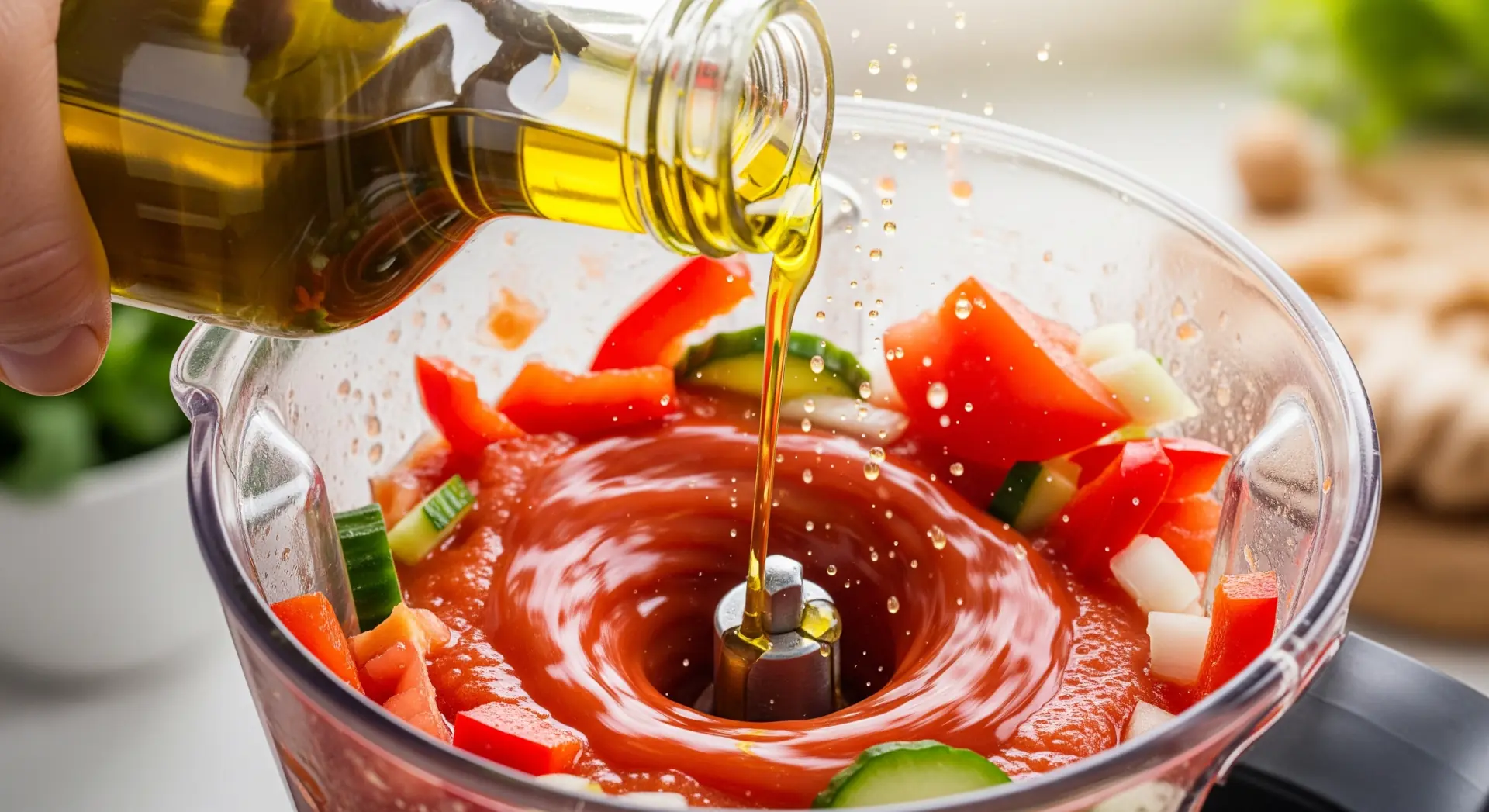 Elaboración del Gazpacho Anzaluz
