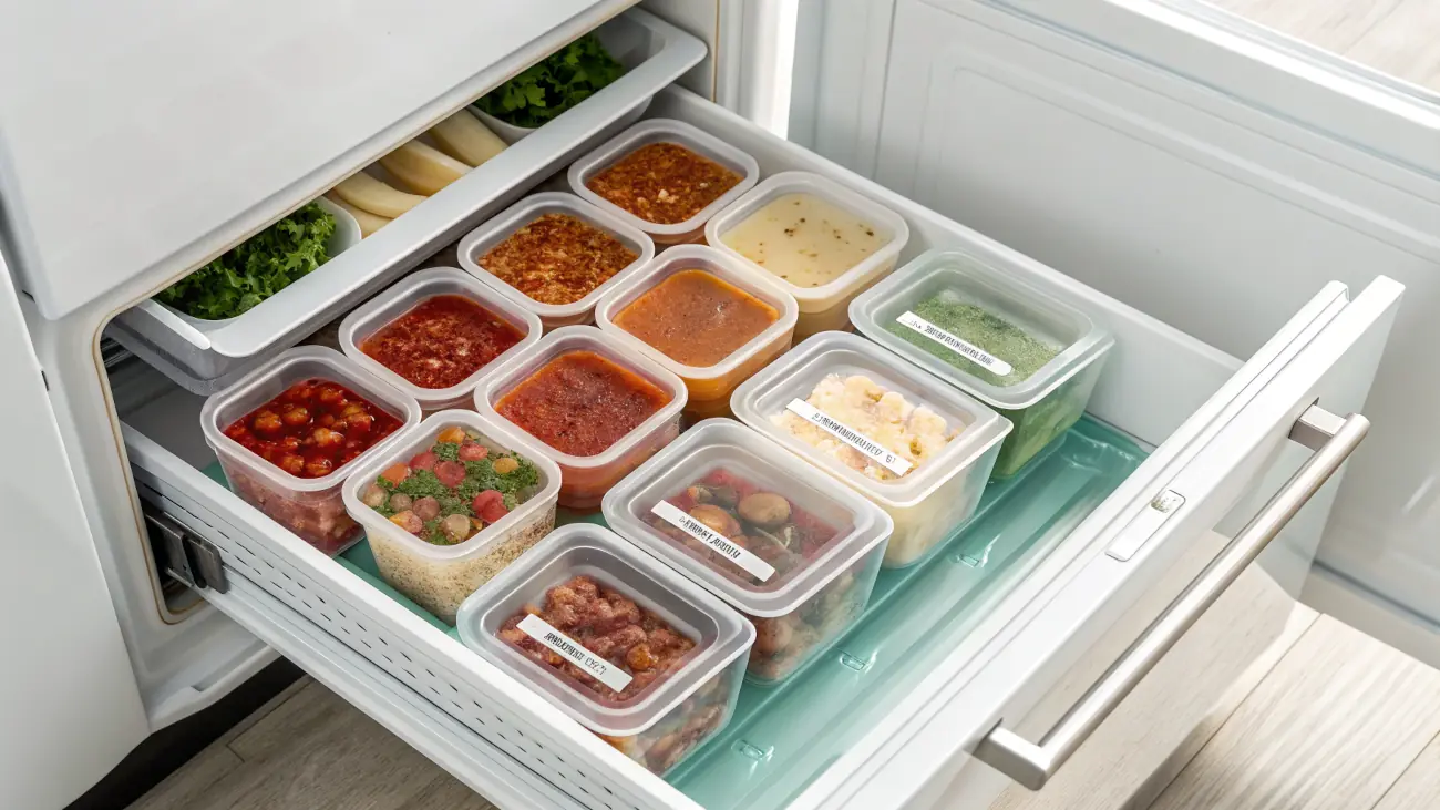 Congelar las sobras de comida