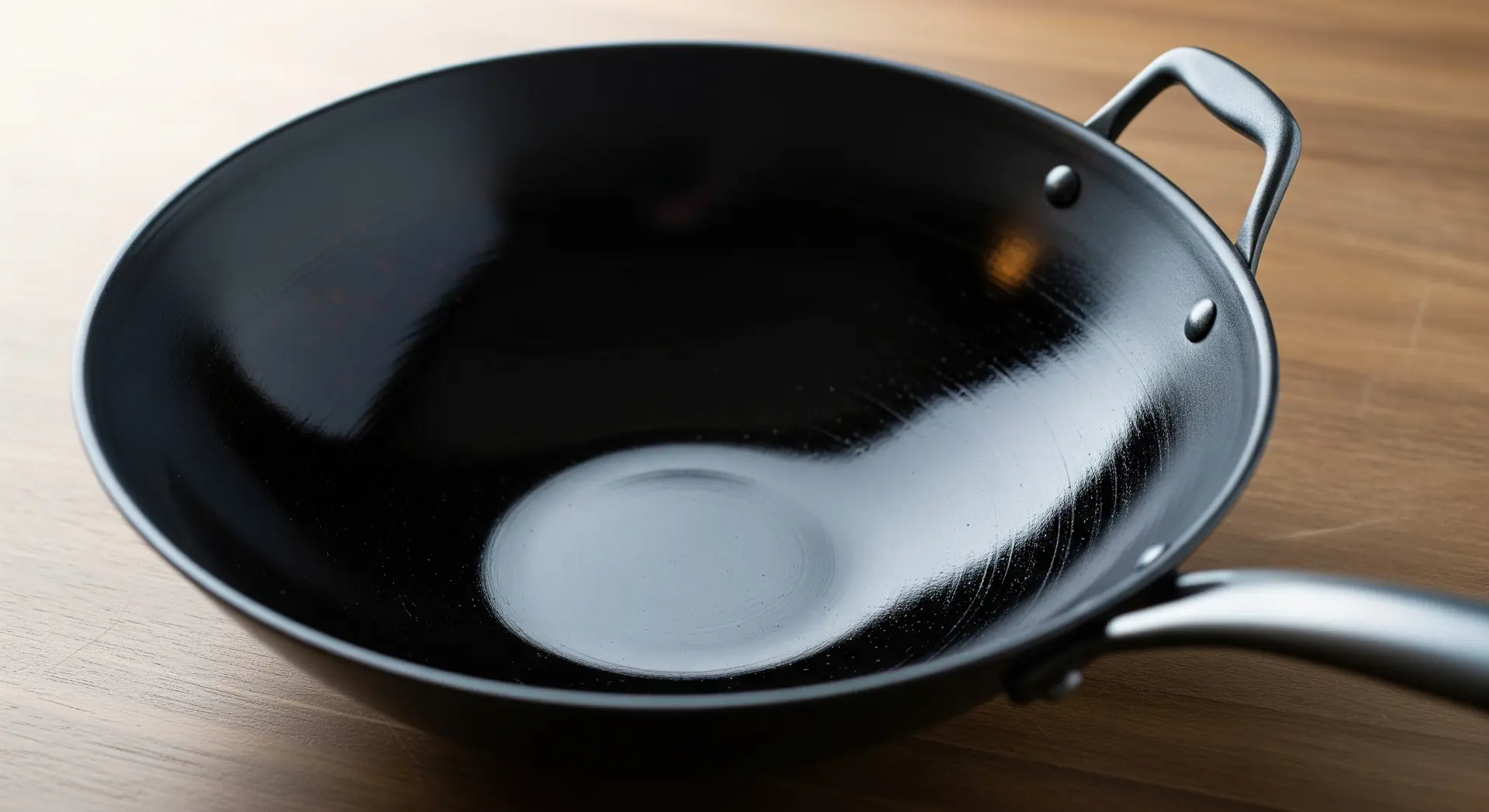 Curado y cuidado de un Wok