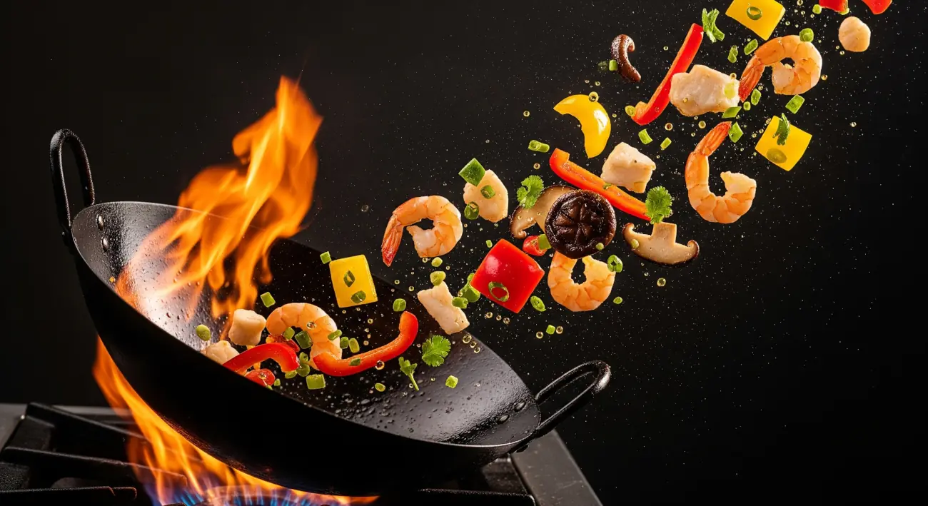 Cocinar para preservar los nutrientes: Método Wok