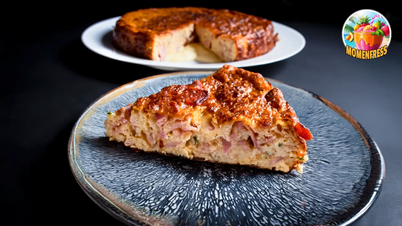 EL PASTEL SALADO "MÁGICO" (Sin Amasar) Jamón, Bacon y Queso