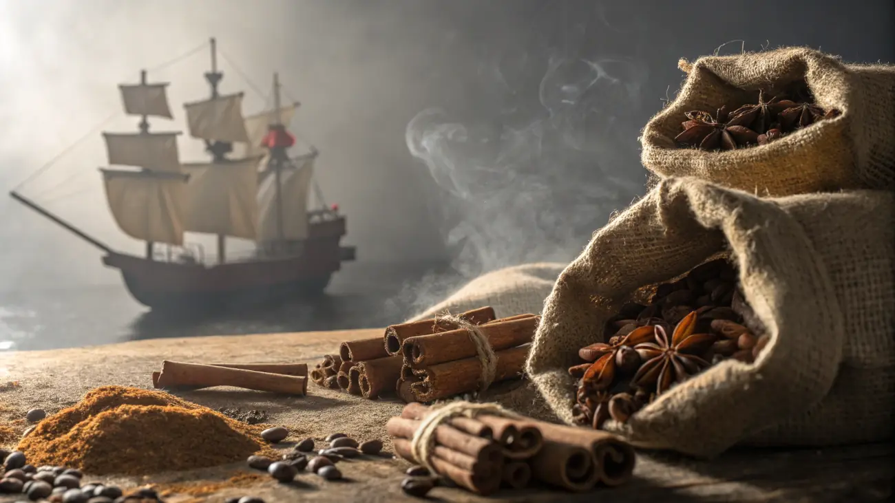 La ruta de las especias y los conquistadores