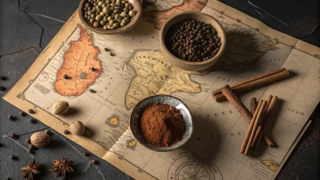 La Ruta de las Especias: Cómo un Puñado de Pimienta Cambió la Historia del Mundo