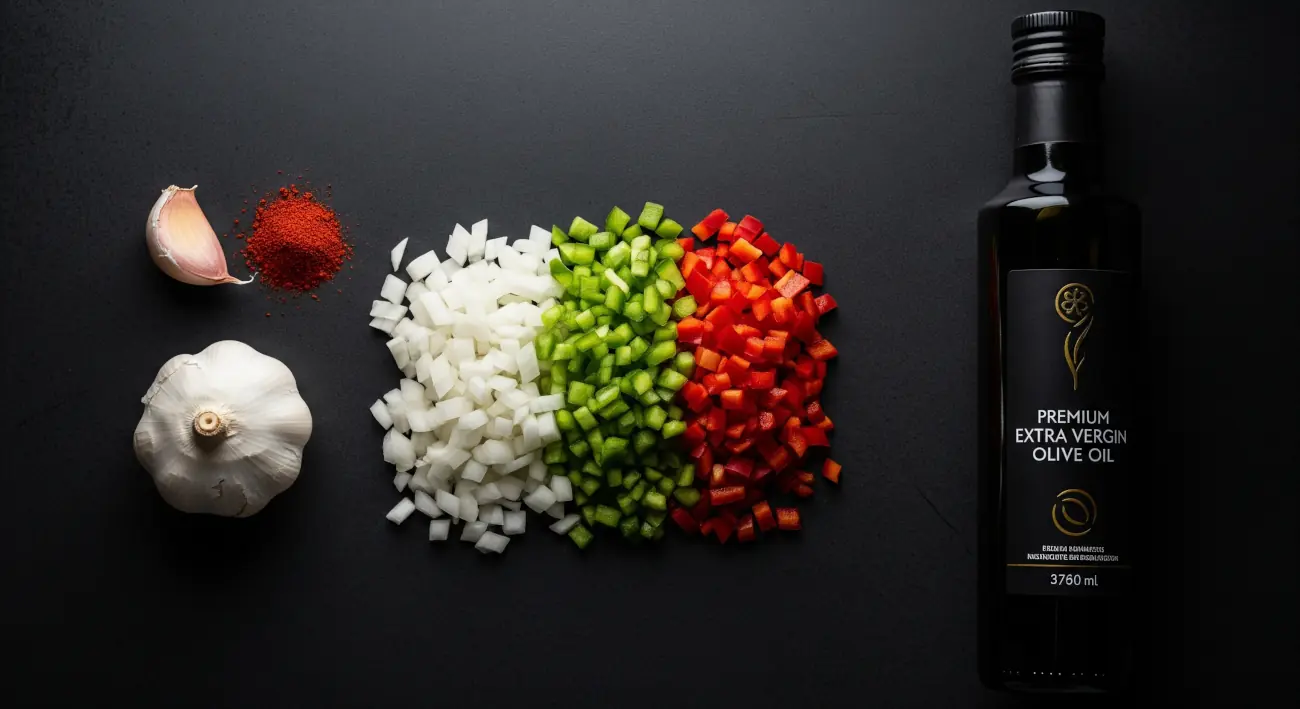 Ingredientes del sofrito mediterráneo