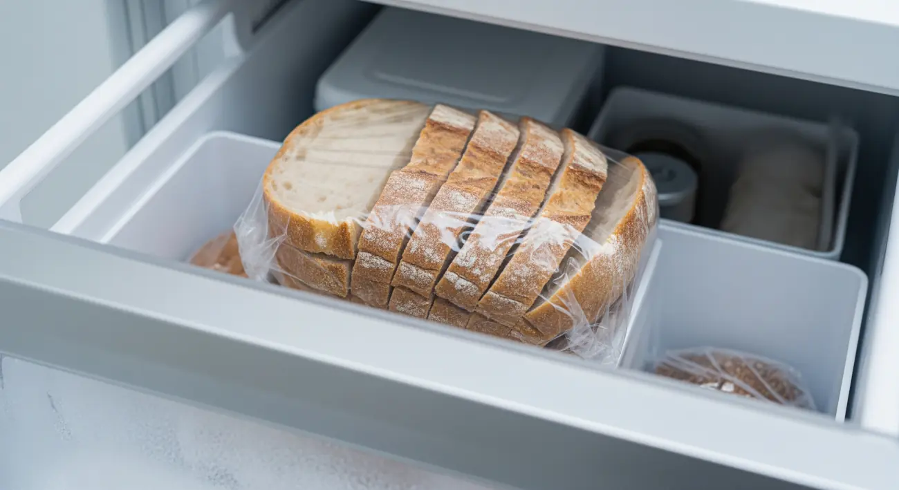 Congelar pan en rebanadas