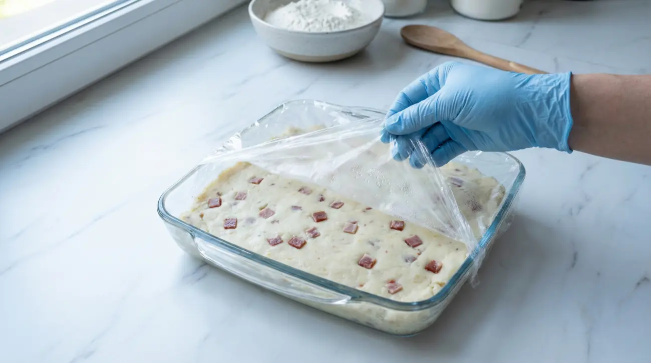 Croquetas de jaón ibérico: el reposo y enfriado