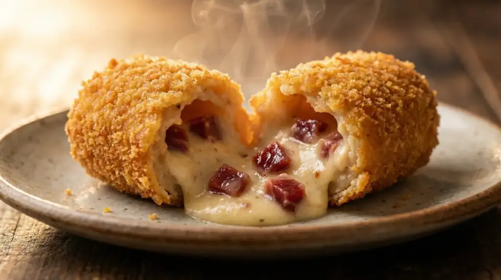 Receta de Croquetas Cremosas de Jamón Ibérico: El Secreto para una Bechamel Perfecta sin Grumos