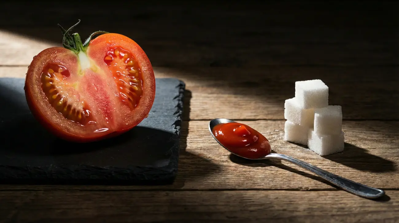 Azúcar en la comida salada