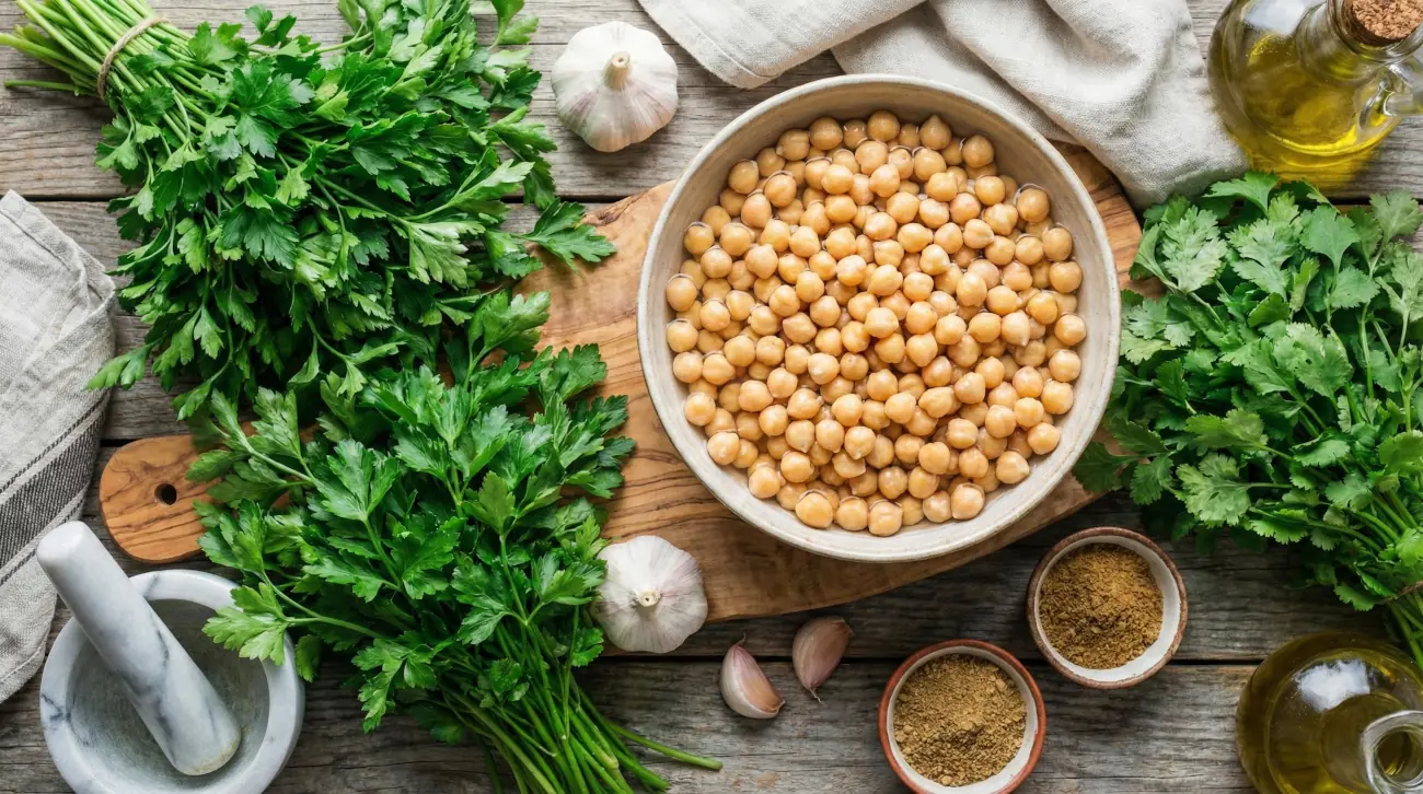 La ciencia del Falafel sin garbanzos de bote