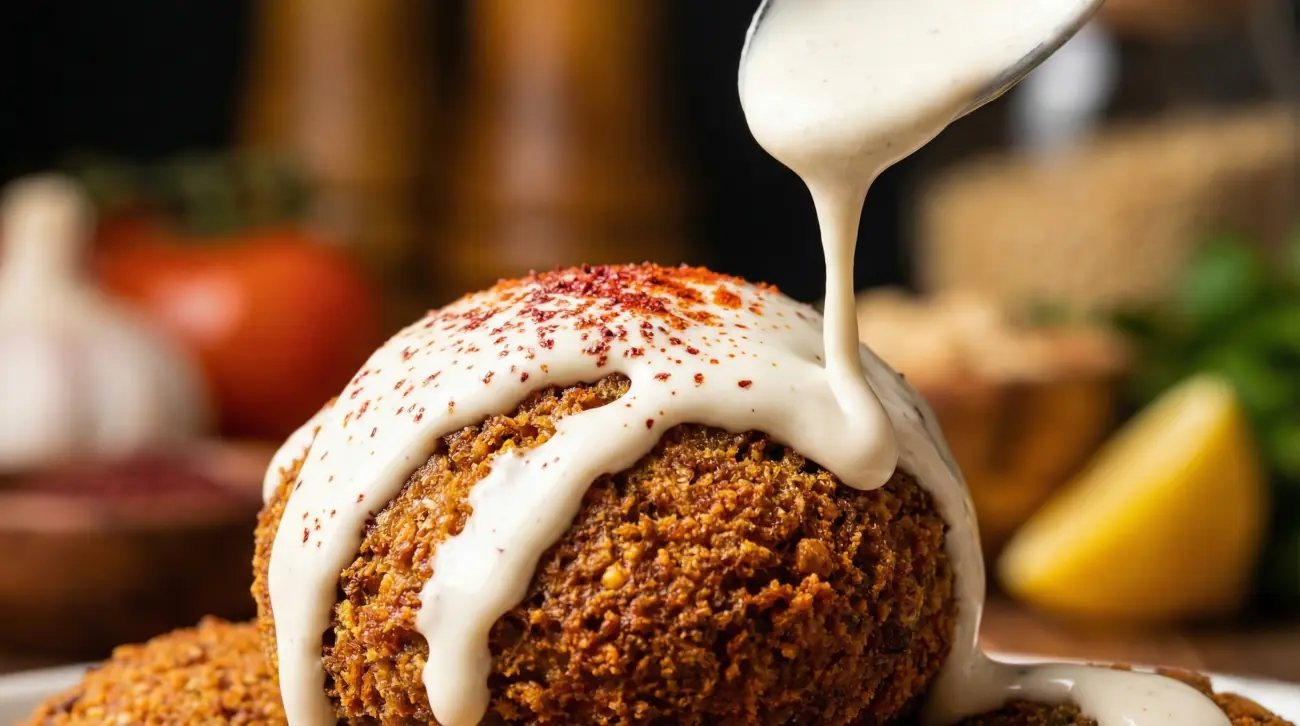 Falafel al horno: La salsa Tarator