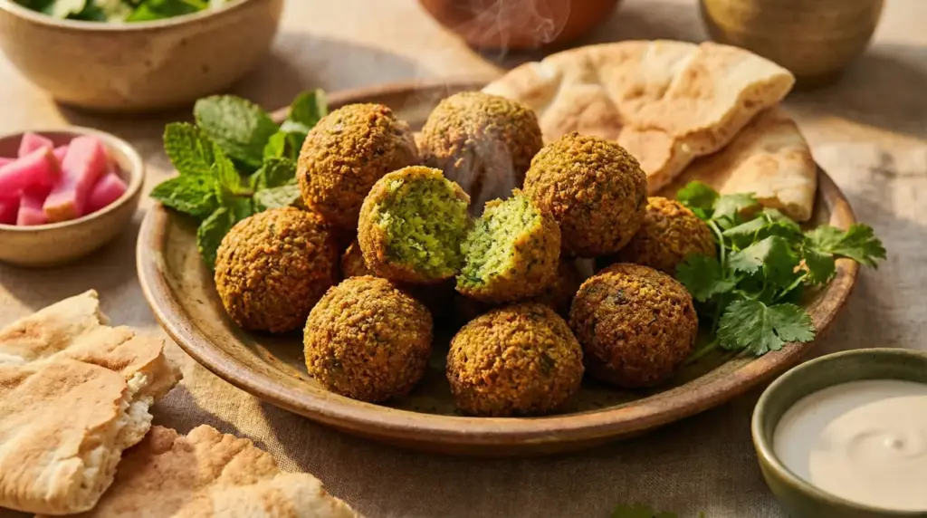 Bolitas de Falafel Horneadas y Crujientes (No Fritas): Receta Saludable de Oriente Medio
