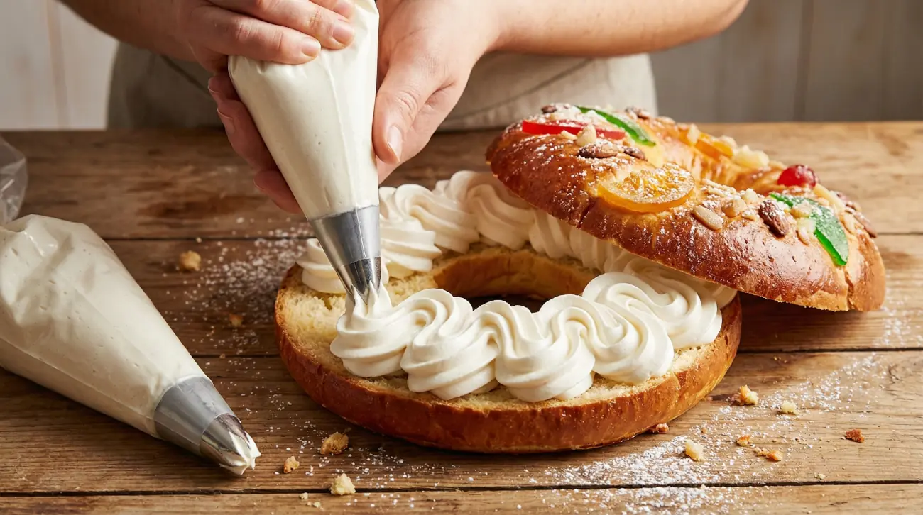 Receta de Roscón de Reyes: Montaje y Conservación