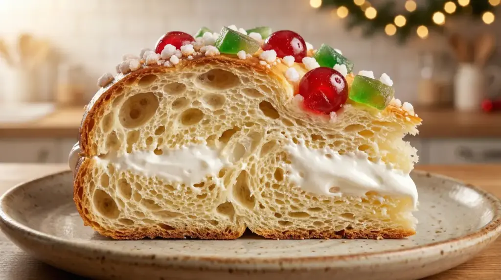 El Roscón de Reyes Definitivo: Receta de Miga de Nube, Fermentación Lenta y Relleno de Merengue Suizo