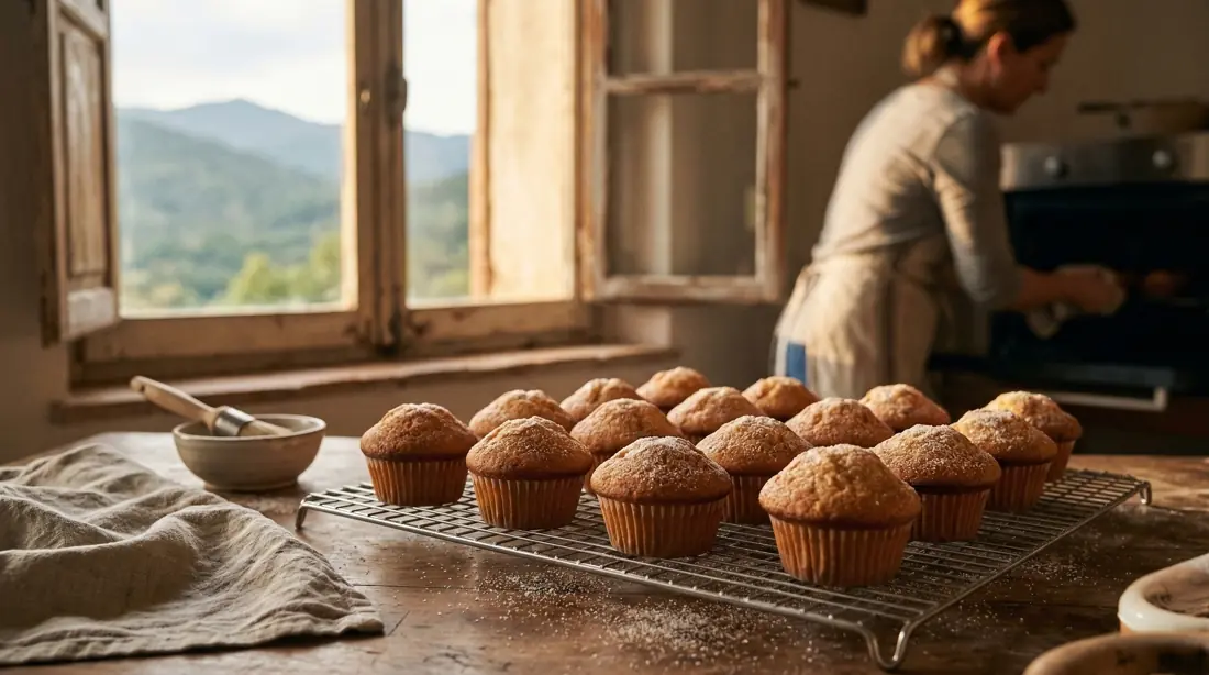 Receta de Magdalenas con Nata
