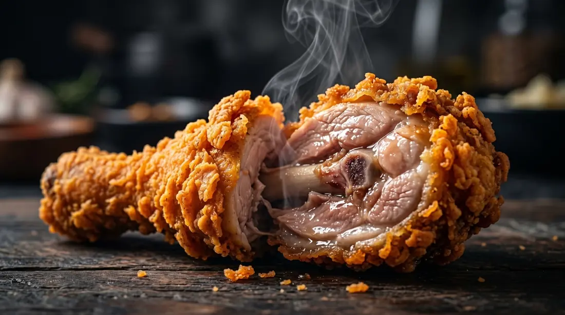 Pollo frito estilo Popeyyes: Rebozado perfecto
